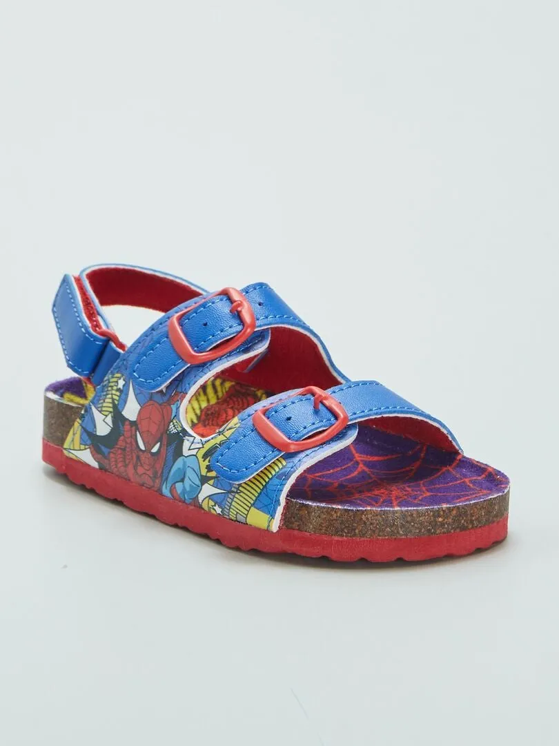 SANDALIAS 'SPIDERMAN'  AZUL