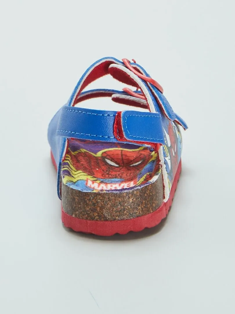 SANDALIAS 'SPIDERMAN'  AZUL