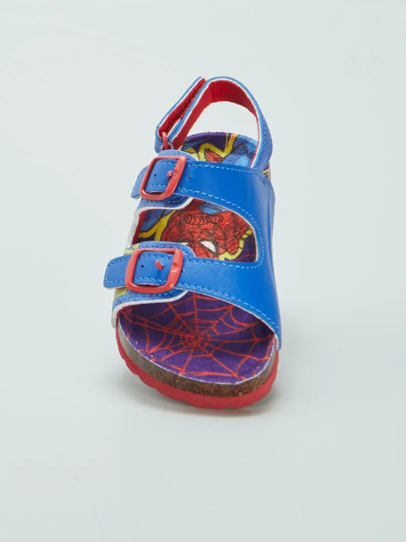 SANDALIAS 'SPIDERMAN'  AZUL