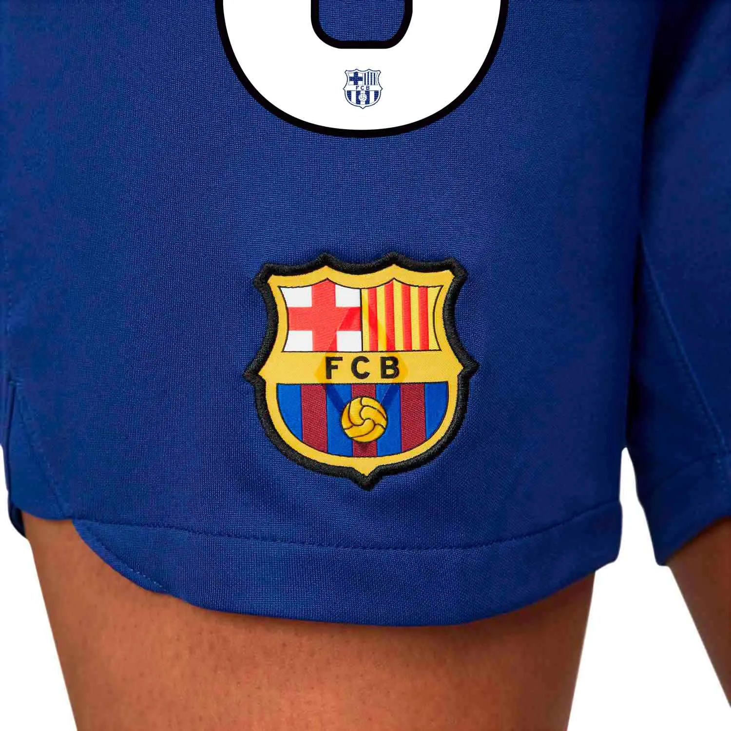 Short Nike Barcelona Lewandowski mujer 2023 2024 DF Stadium