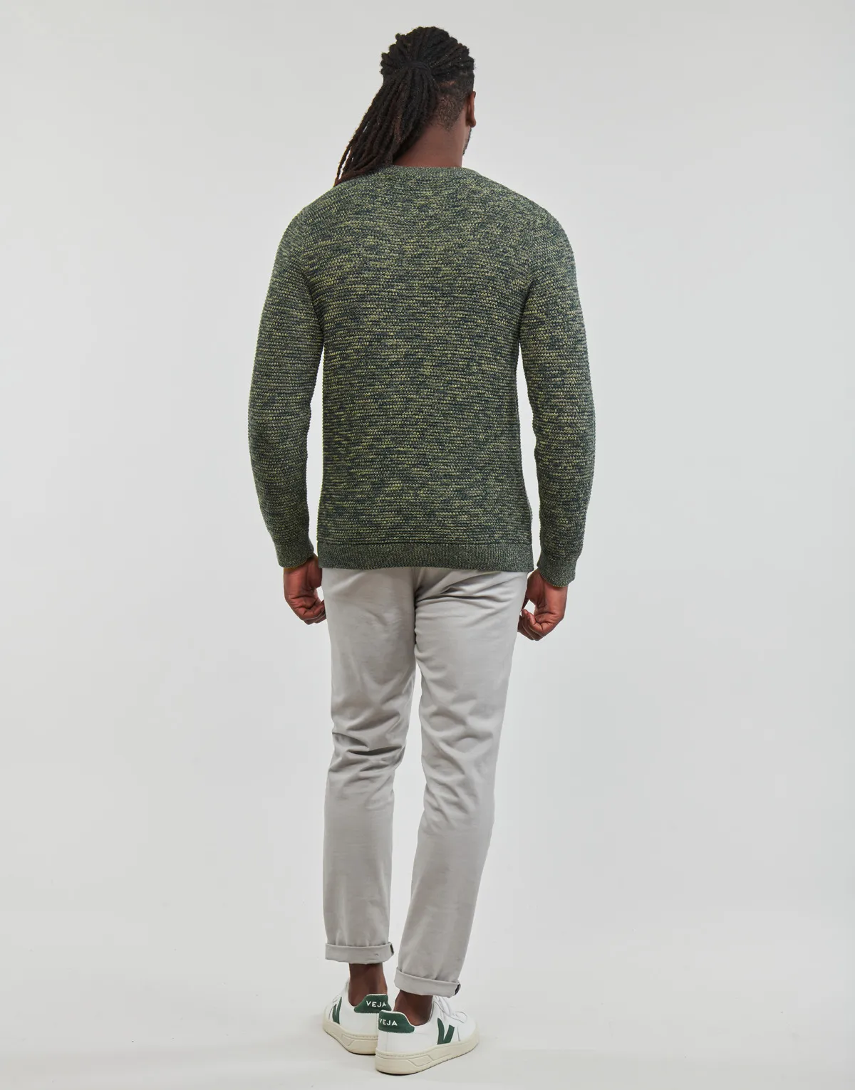 SLHVINCE LS KNIT BUBBLE CREW NECK NOOS