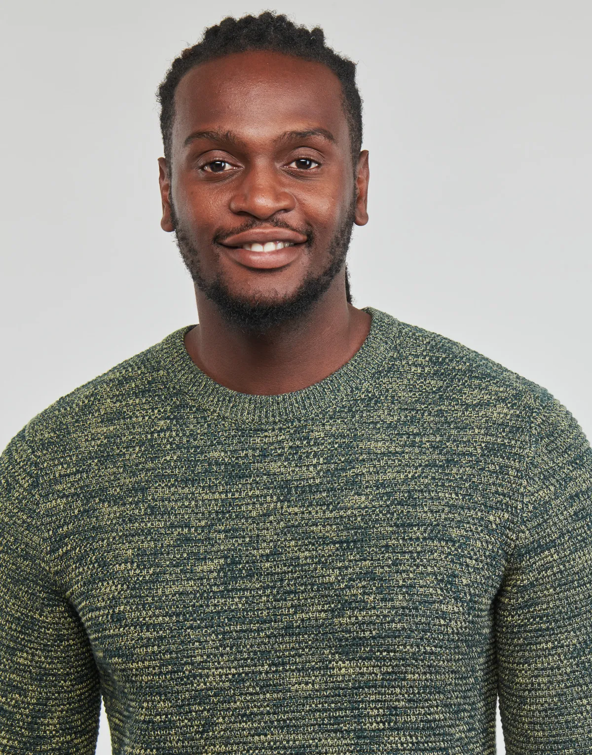 SLHVINCE LS KNIT BUBBLE CREW NECK NOOS
