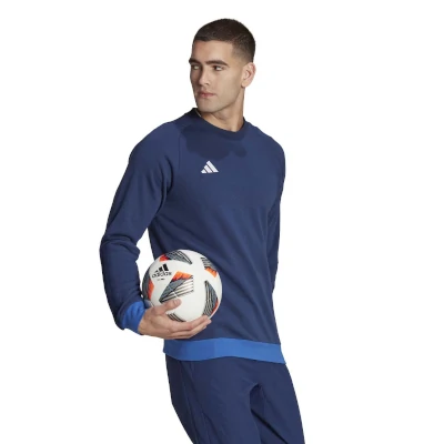 Sudadera Adidas Tiro23 C Co Cre Azul Oscuro