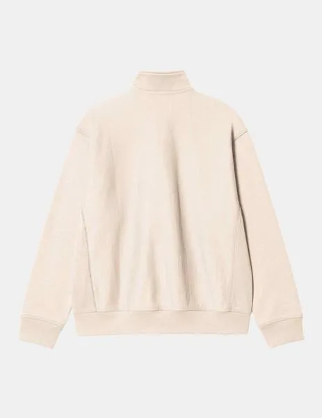 SUDADERA CARHARTT ZIP AMERICAN SCRIPT SWEAT  MOONBEAM