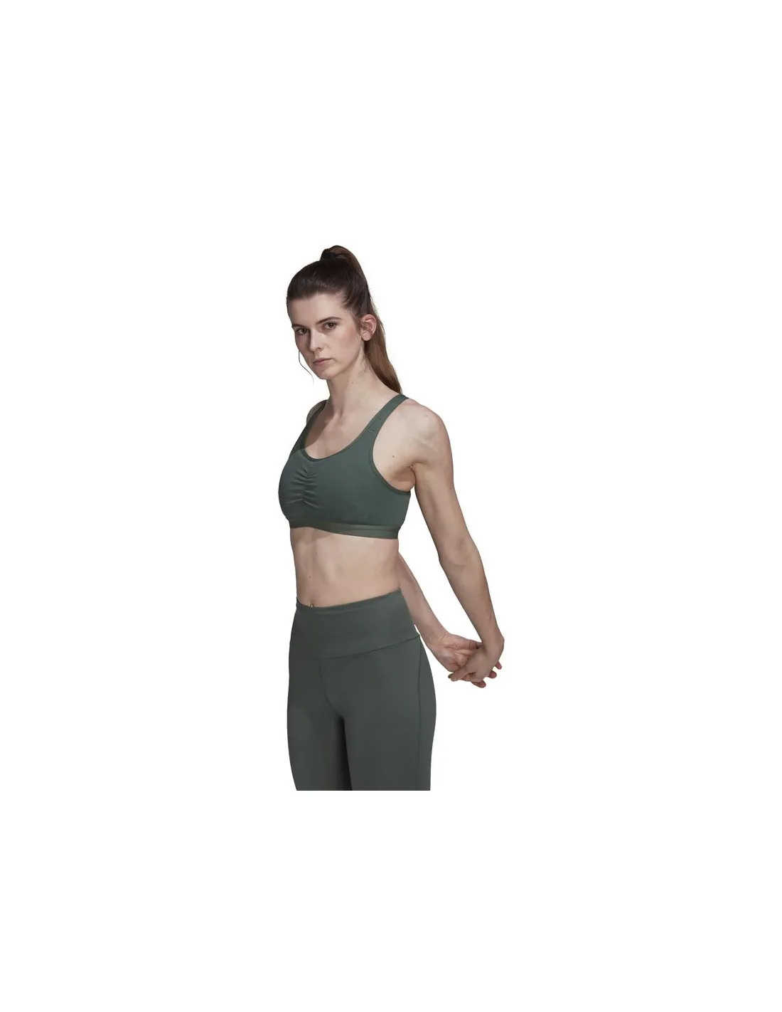 Sujetador Deportivo adidas Coreessentials Mujer Green