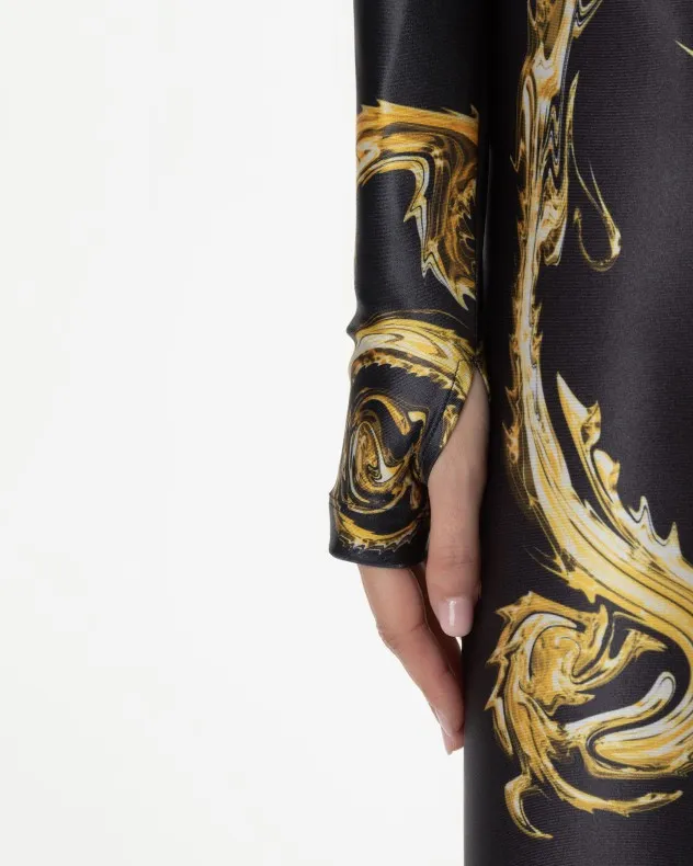 Suéter corto Versace Jeans Couture 77HAH218 dorado