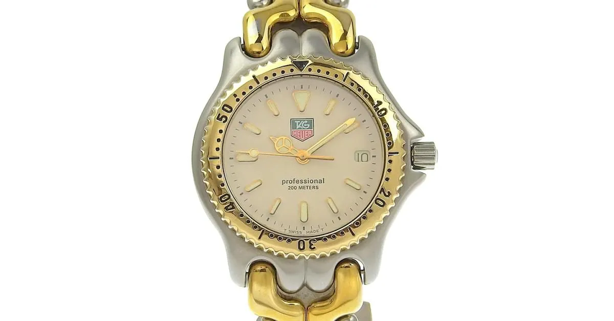 TAG HEUER Reloj Profesional S95.713K Plata Dorado 