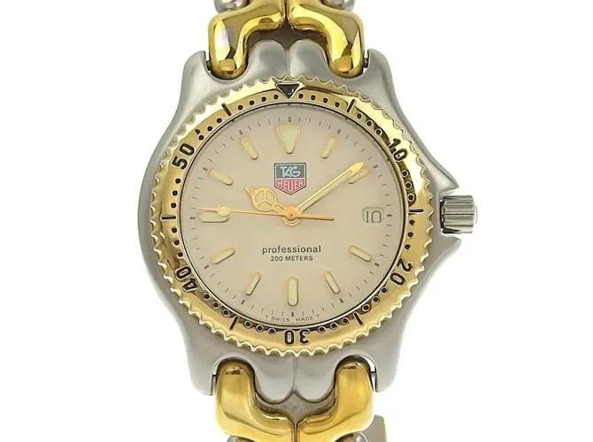 TAG HEUER Reloj Profesional S95.713K Plata Dorado 