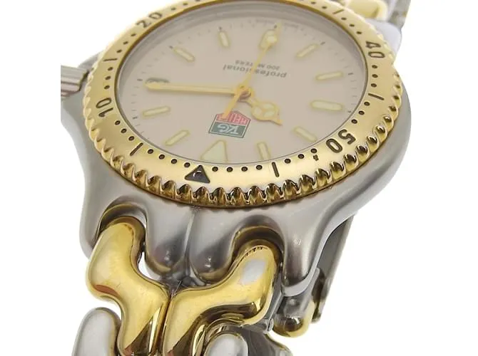 TAG HEUER Reloj Profesional S95.713K Plata Dorado 