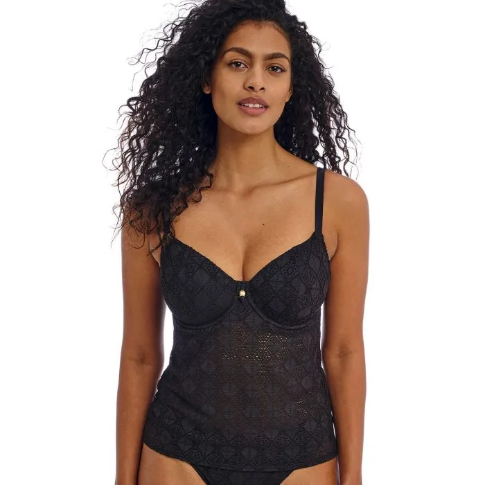 Tankini mujer Freya Swim Nomad nights con aros AS205456 Black
