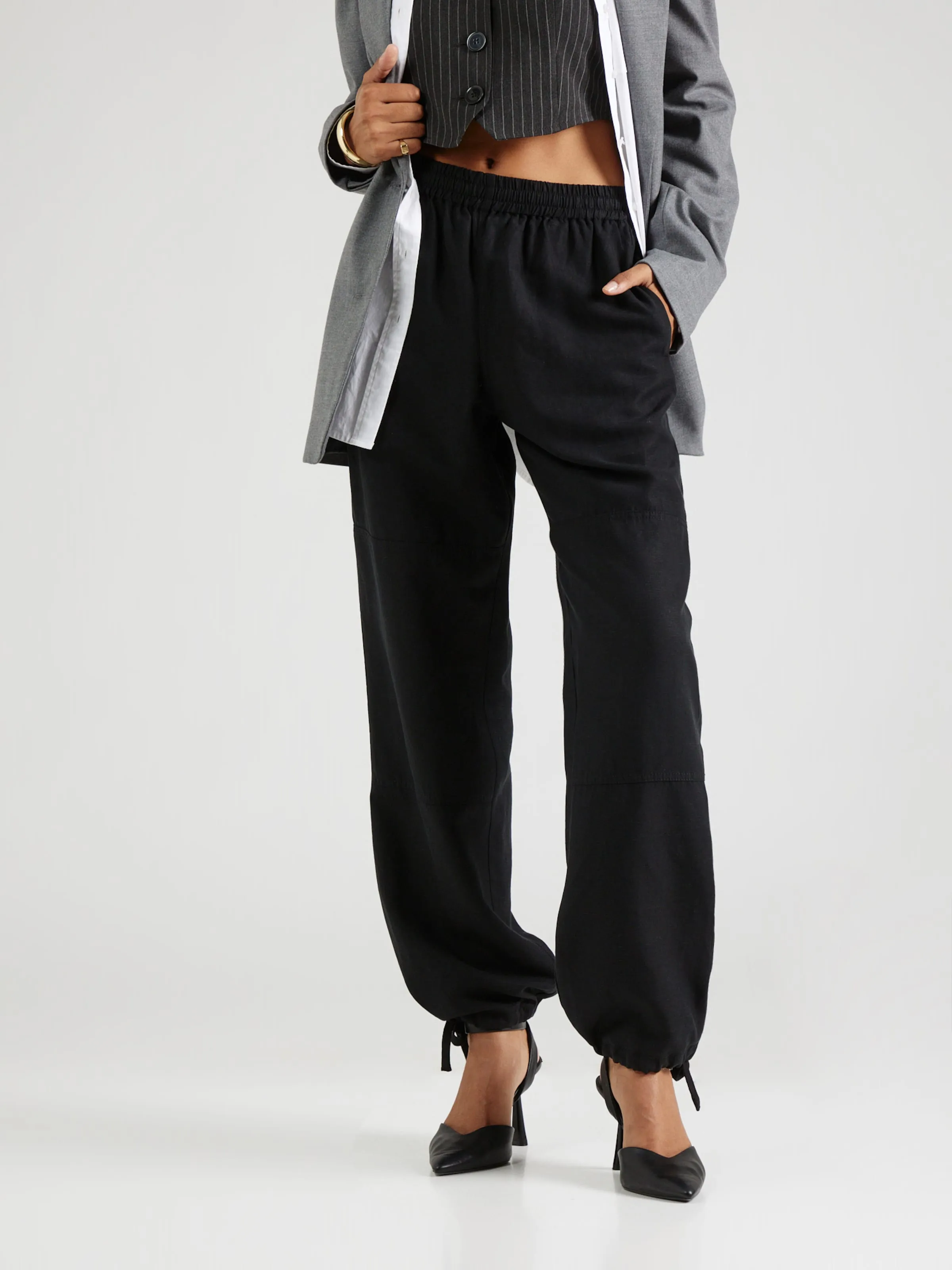 Tapered Pantalón 'Sagira' Samsøe Samsøe en Negro