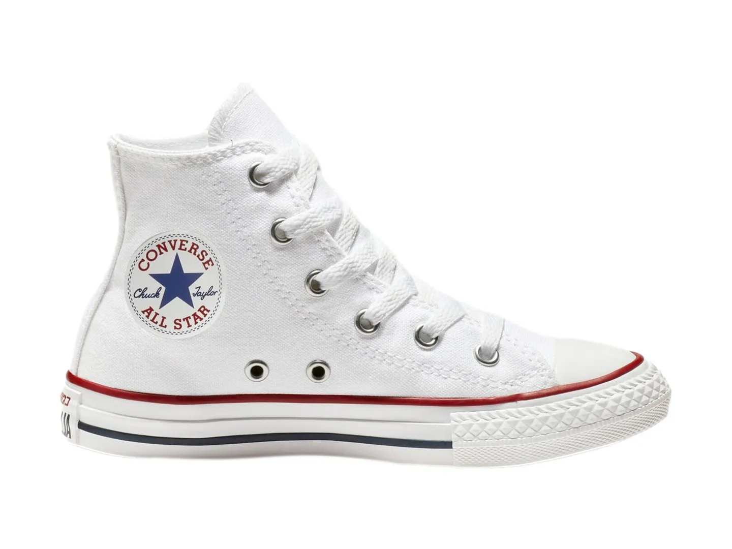 Tenis Converse Basic Hi Blanco Para Niño