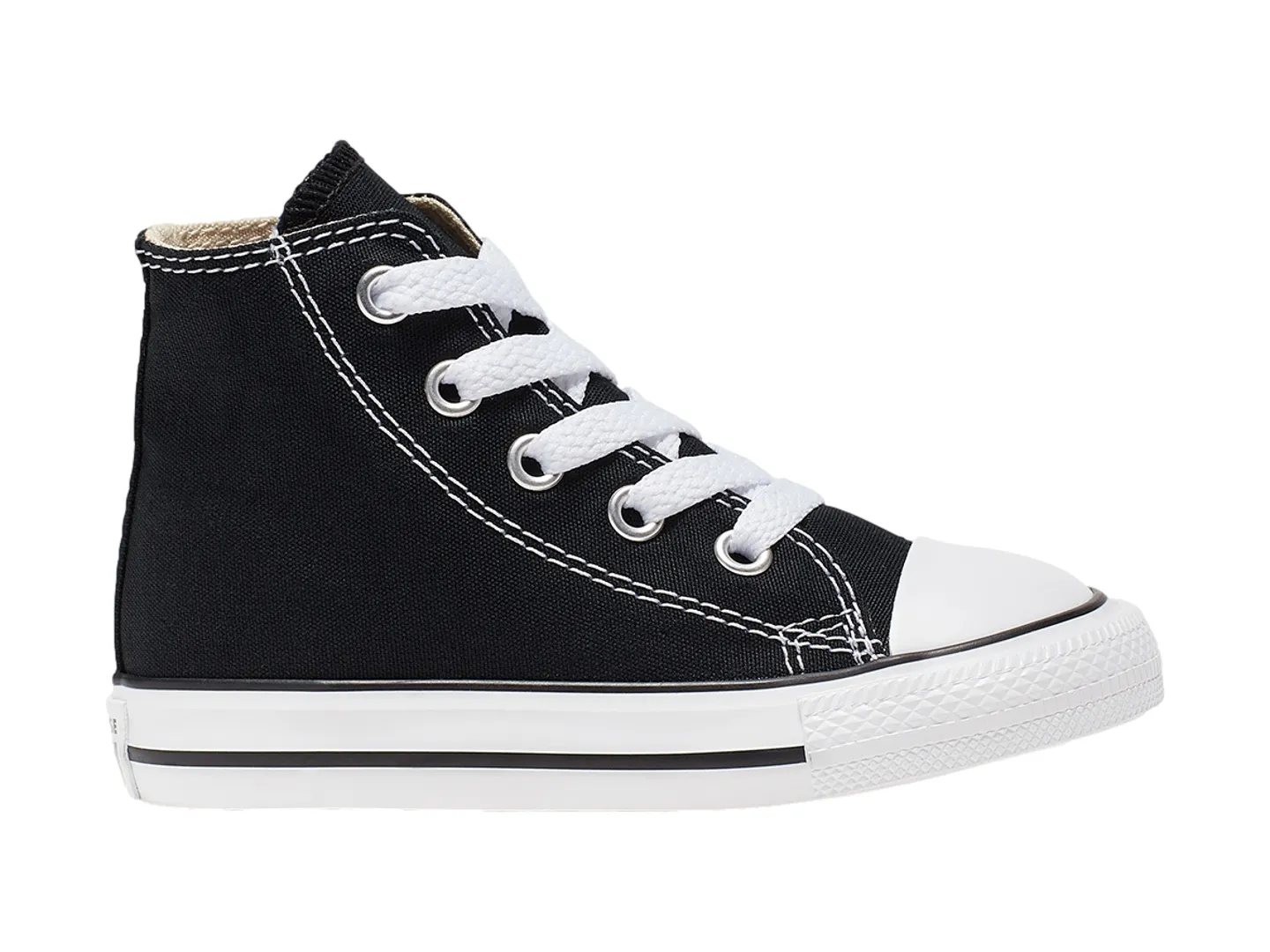 Tenis Converse Basic Hi Negro Para Niño