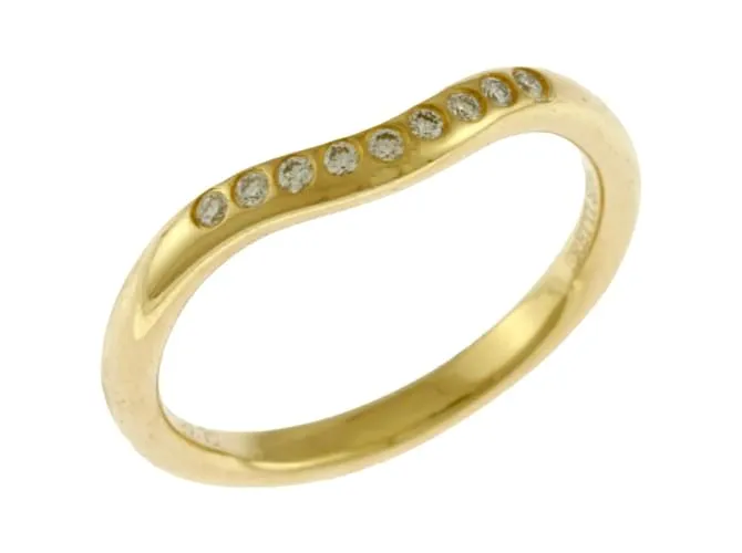 Tiffany & Co Anillo Curvado Tiffany en Oro de 18K Dorado 