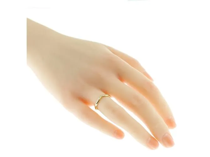 Tiffany & Co Anillo Curvado Tiffany en Oro de 18K Dorado 