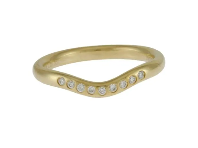 Tiffany & Co Anillo Curvado Tiffany en Oro de 18K Dorado 