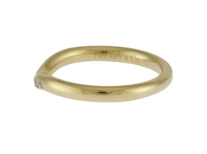 Tiffany & Co Anillo Curvado Tiffany en Oro de 18K Dorado 