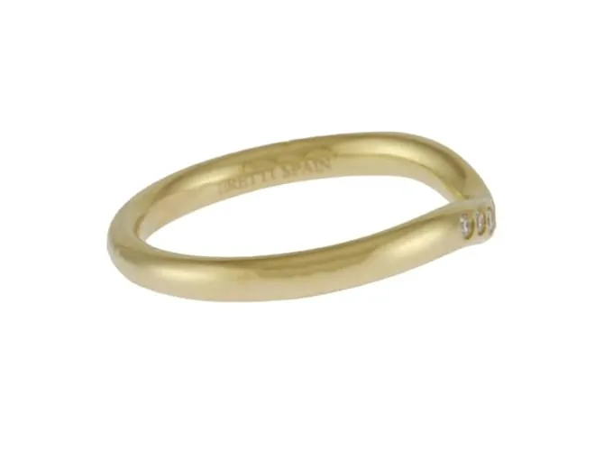 Tiffany & Co Anillo Curvado Tiffany en Oro de 18K Dorado 