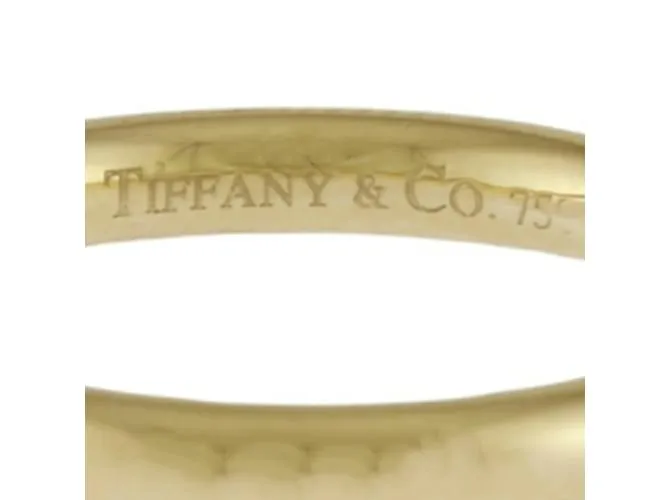 Tiffany & Co Anillo Curvado Tiffany en Oro de 18K Dorado 