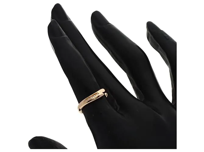 Tiffany & Co Anillo de diamante 5P Tiffany Elsa Peretti Dorado 