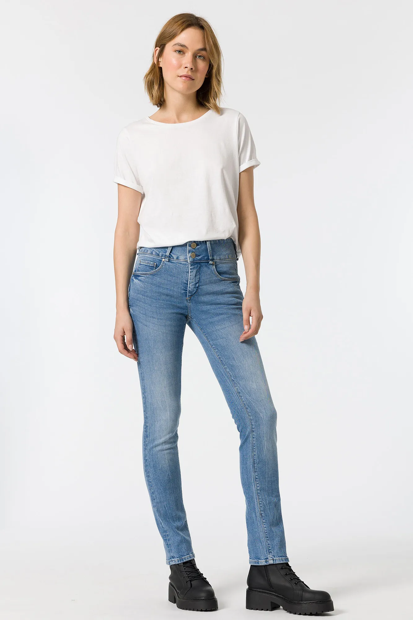 Tiffosi Jeans Slim Tiro Alto