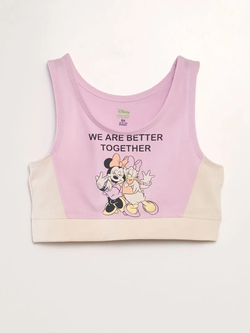 TOP DEPORTIVO 'MINNIE Y DAISY'  ROSA