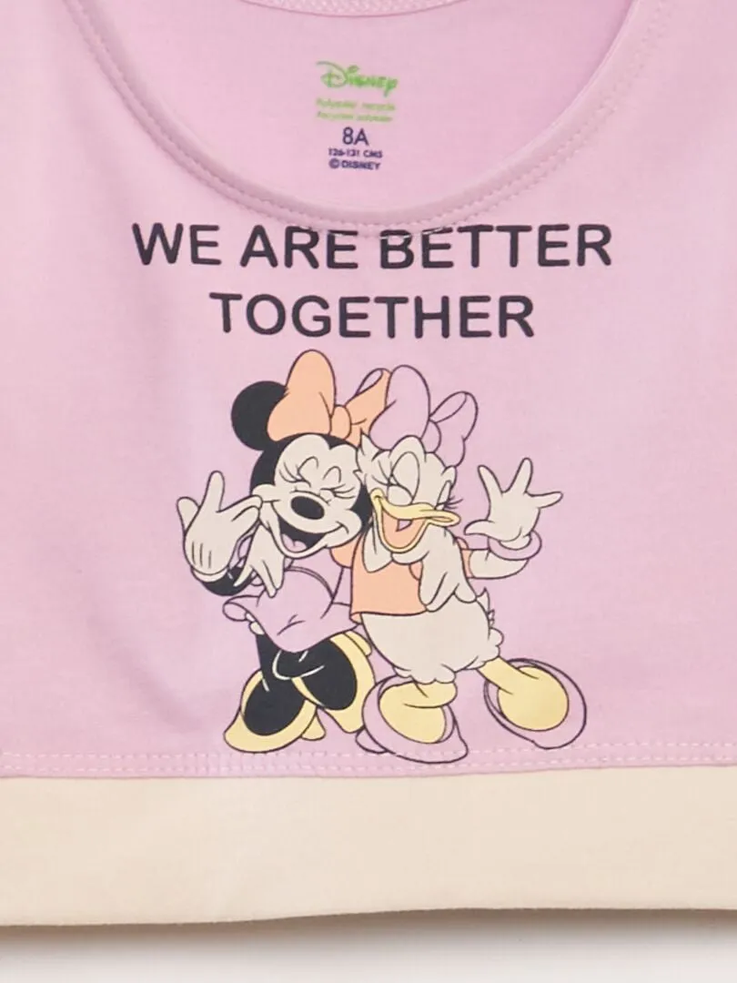 TOP DEPORTIVO 'MINNIE Y DAISY'  ROSA