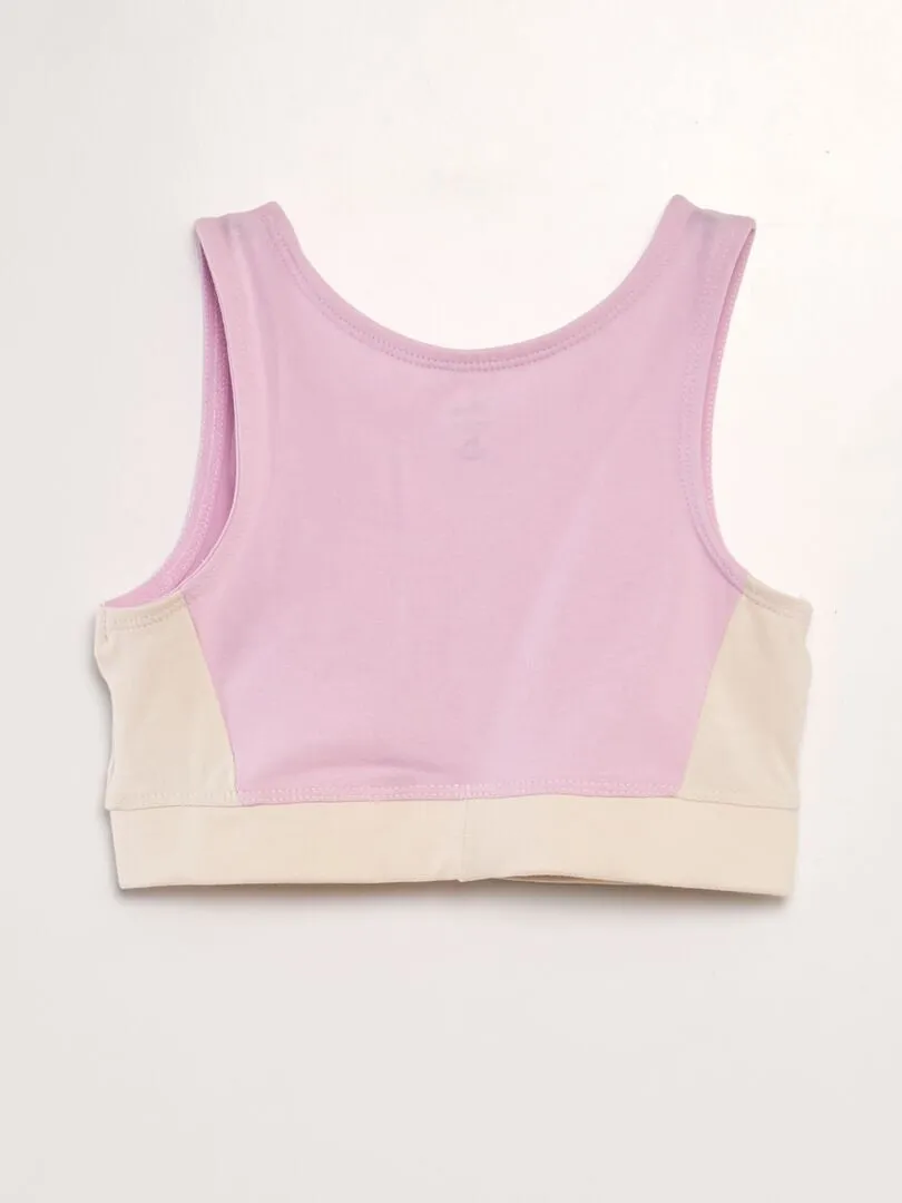TOP DEPORTIVO 'MINNIE Y DAISY'  ROSA