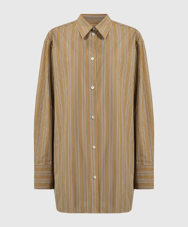 Toteme Brown striped shirt
