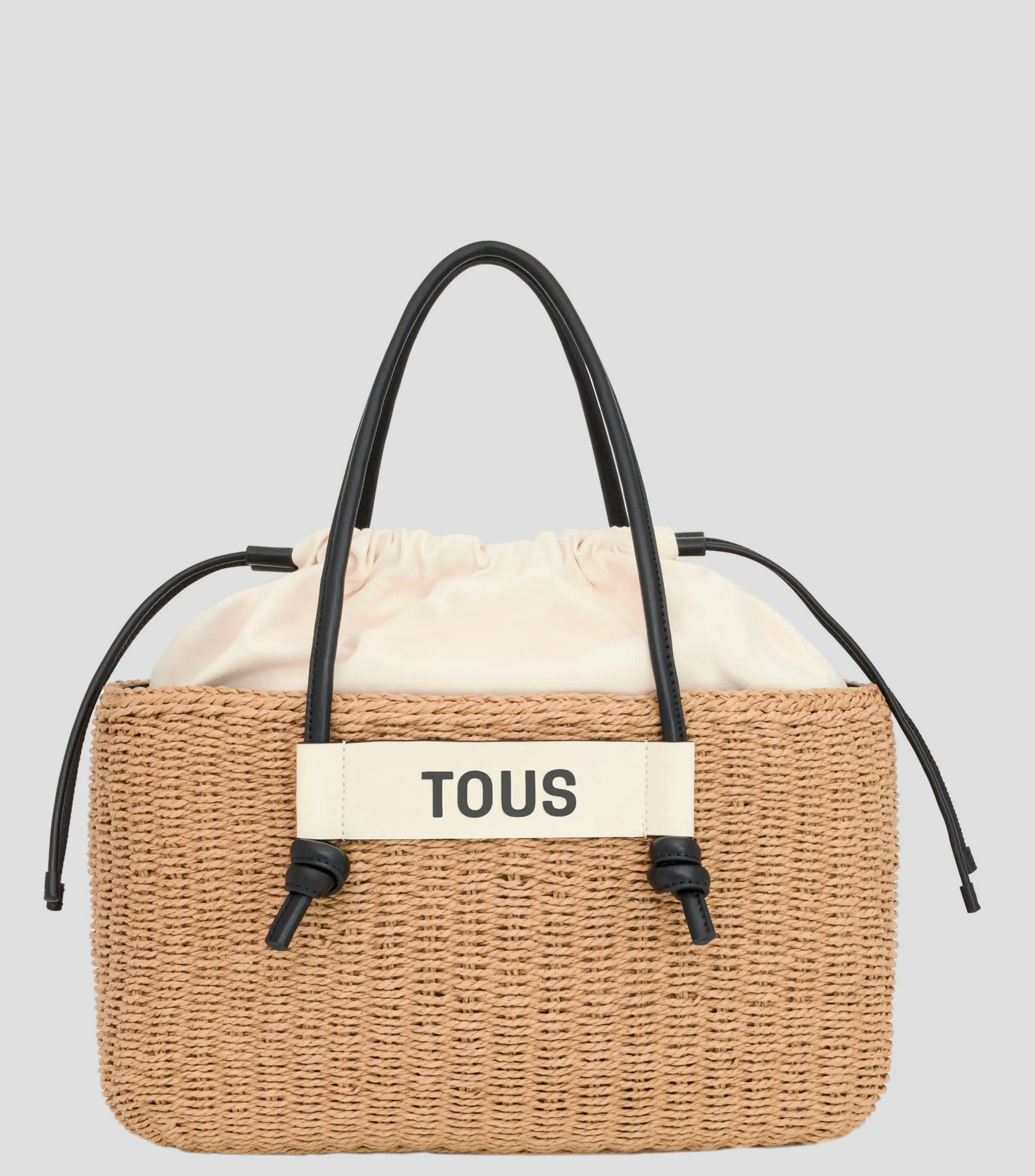 Tous Bolso crossbody grande negro Scoubidou Mujer