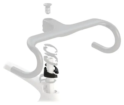 TREK PIEZA DE AURICULARES TREK MADONE 9  PARTE SUPERIOR DE DOS PIEZAS NEGRA