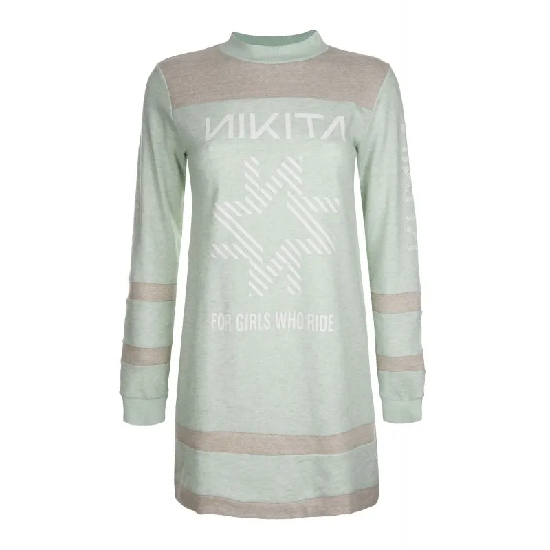Tripulación de la camiseta de vestido Pyxis Nikita (limo verde)