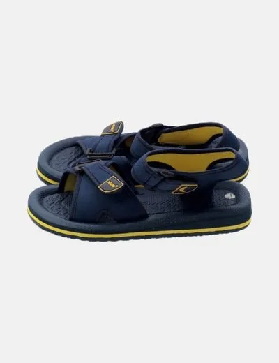 Velero Sandalia azul marino plana