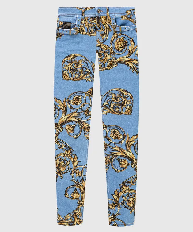 Versace Jeans Couture Jeans in Regalia Baroque print