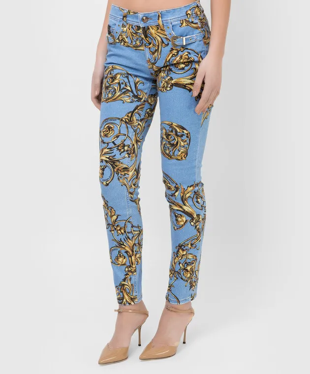 Versace Jeans Couture Jeans in Regalia Baroque print
