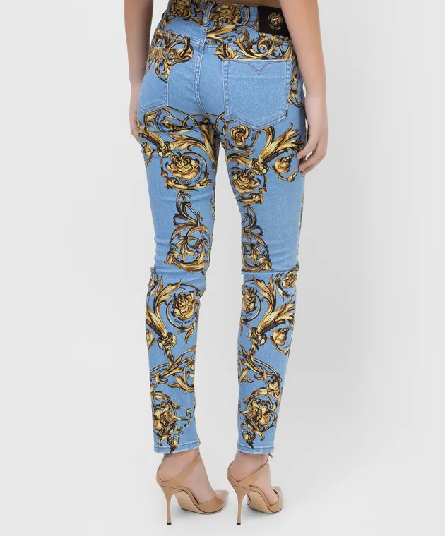 Versace Jeans Couture Jeans in Regalia Baroque print