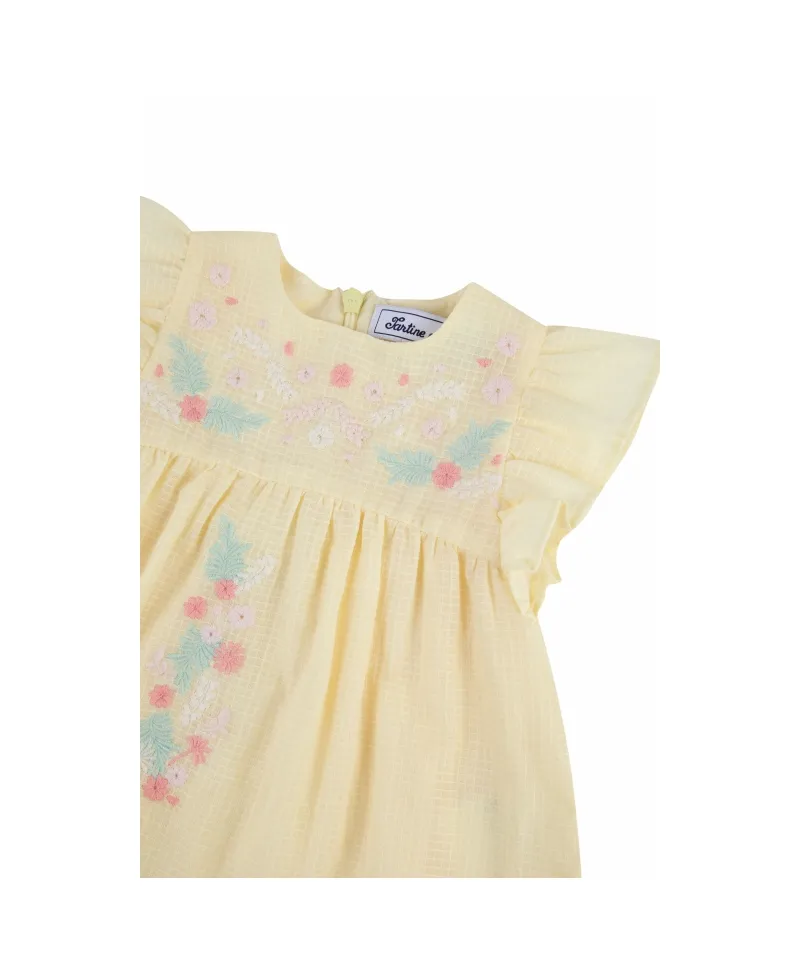 Vestido Bebé Niña TARTINE ET CHOCOLAT Mimosa Bordado