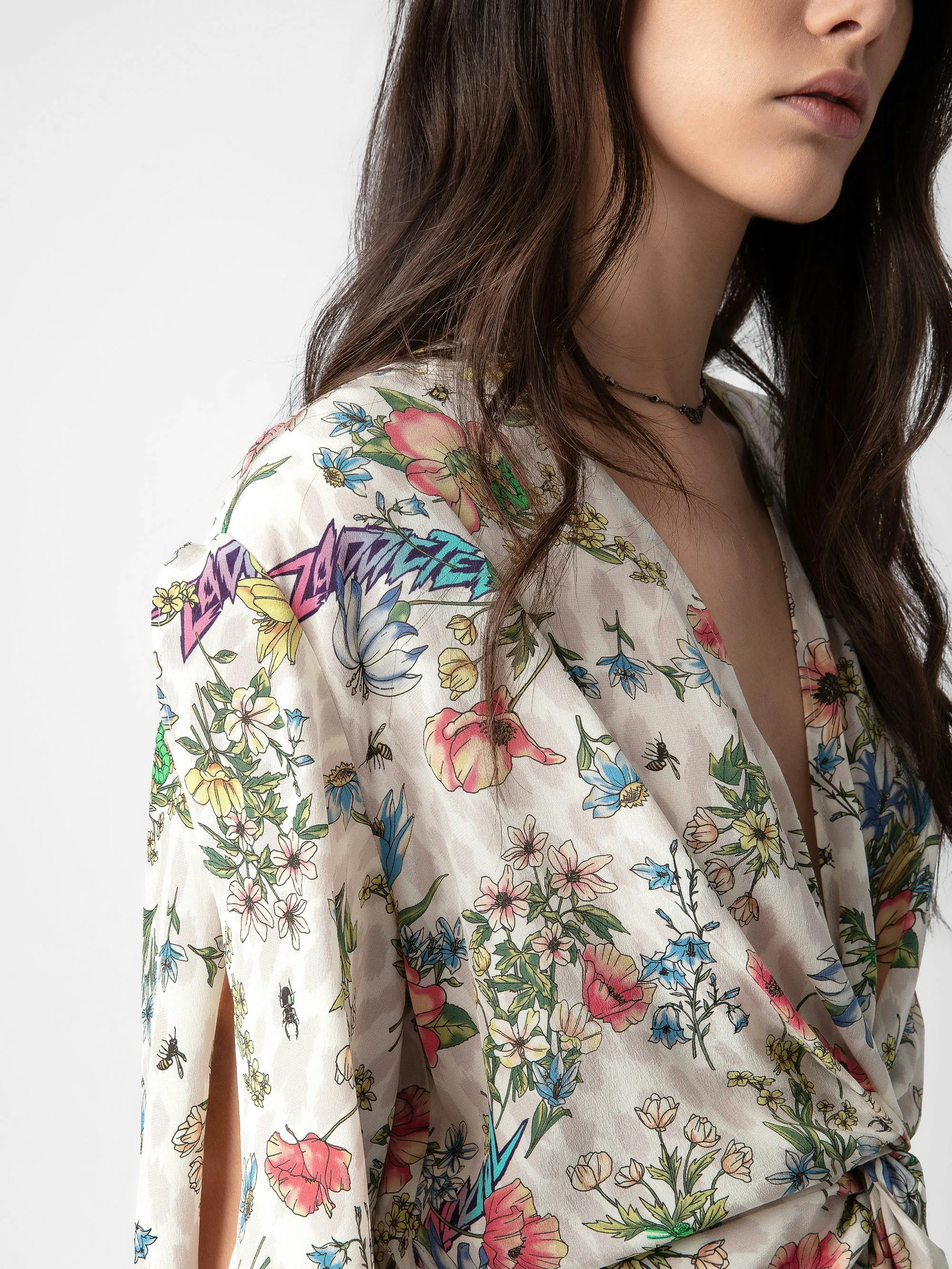 Vestido de Seda Rozom