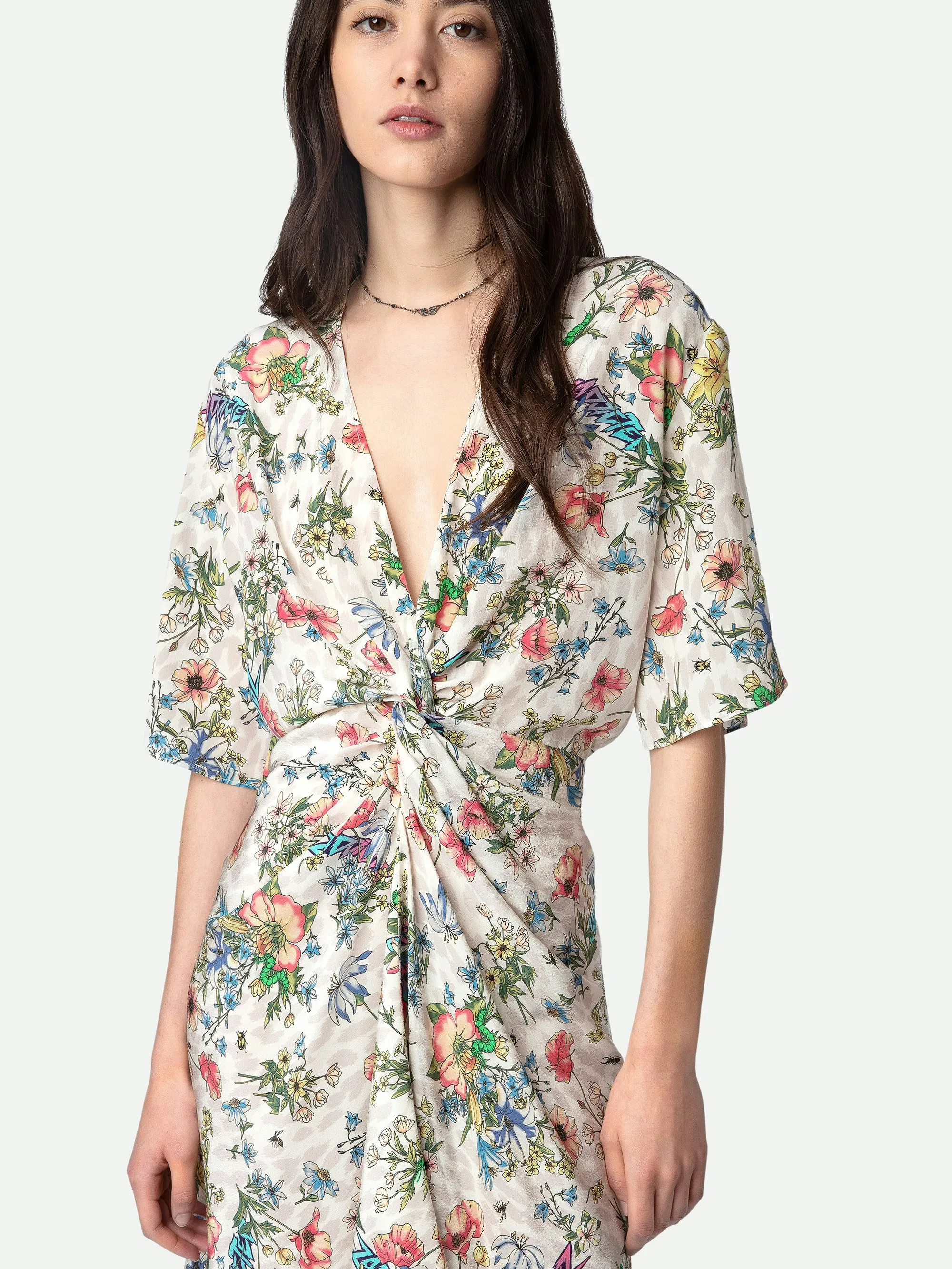 Vestido de Seda Rozom