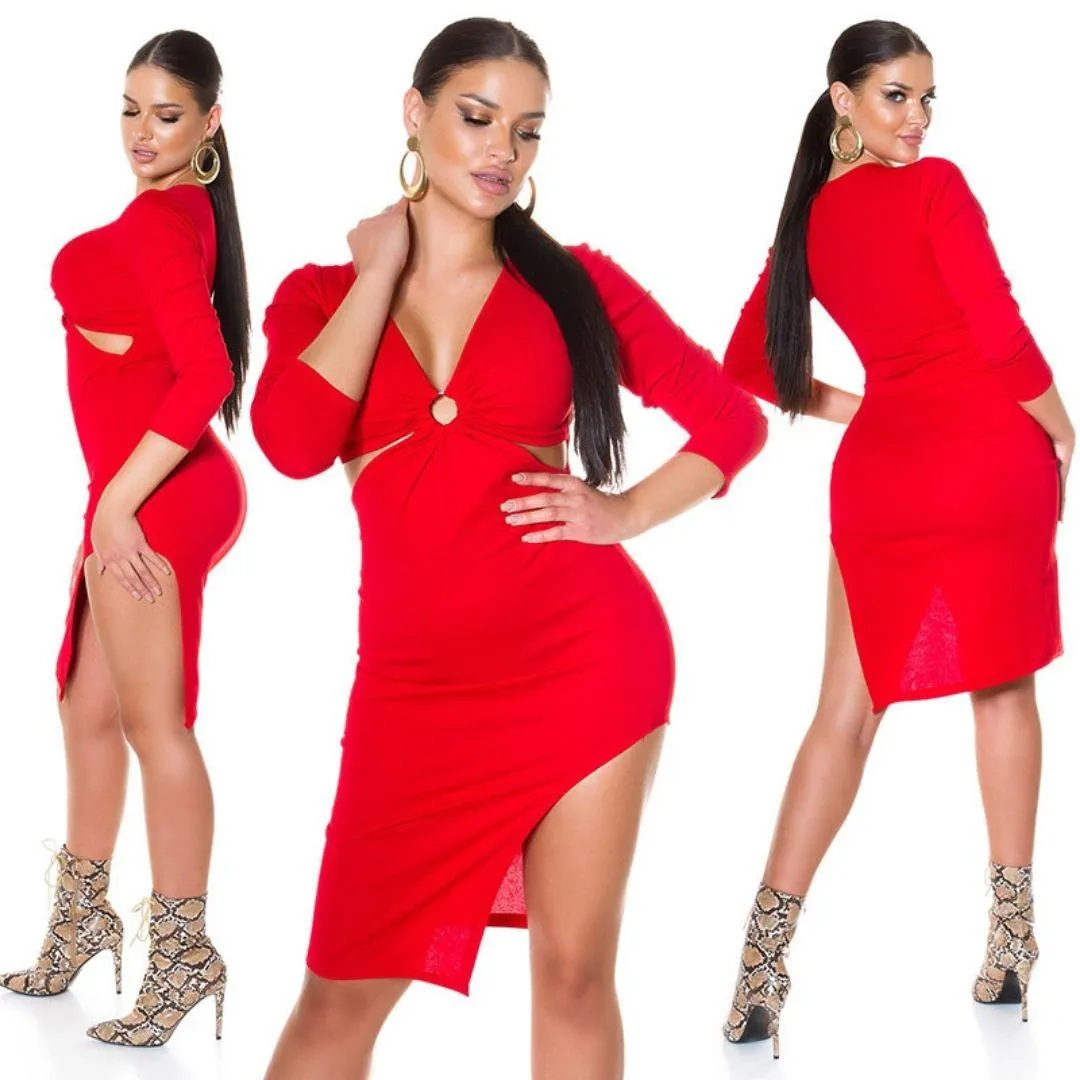 Vestido elegante rojo
