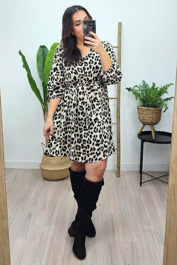 Vestido Leo Evase