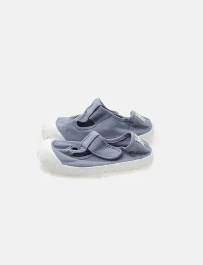 Victoria Zapato azul velcro