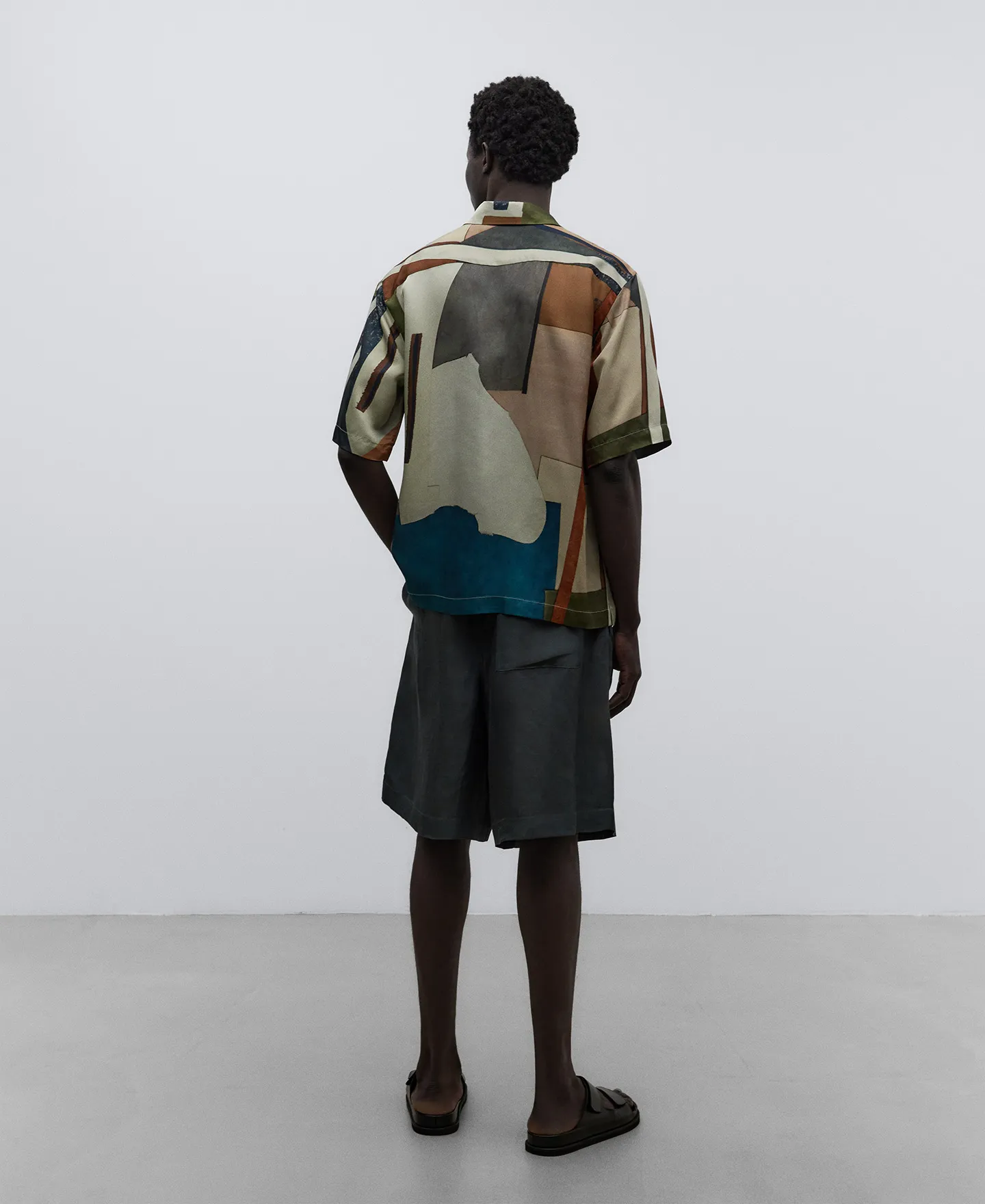 Viscose multicoloured shirt