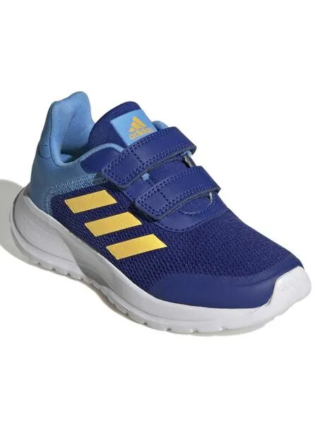 Zapatilla Adidas Tensaur Run Azul/Naranja Jr