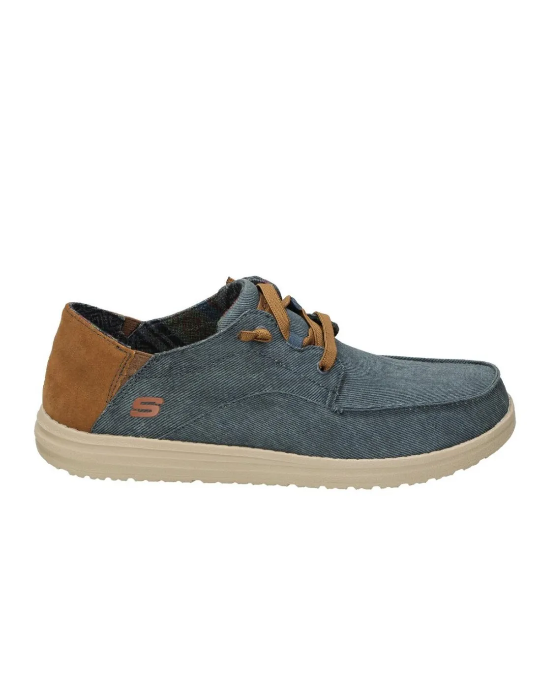 ZAPATILLA CASUAL HOMBRE SKECHERS 210116 AZUL MARINO