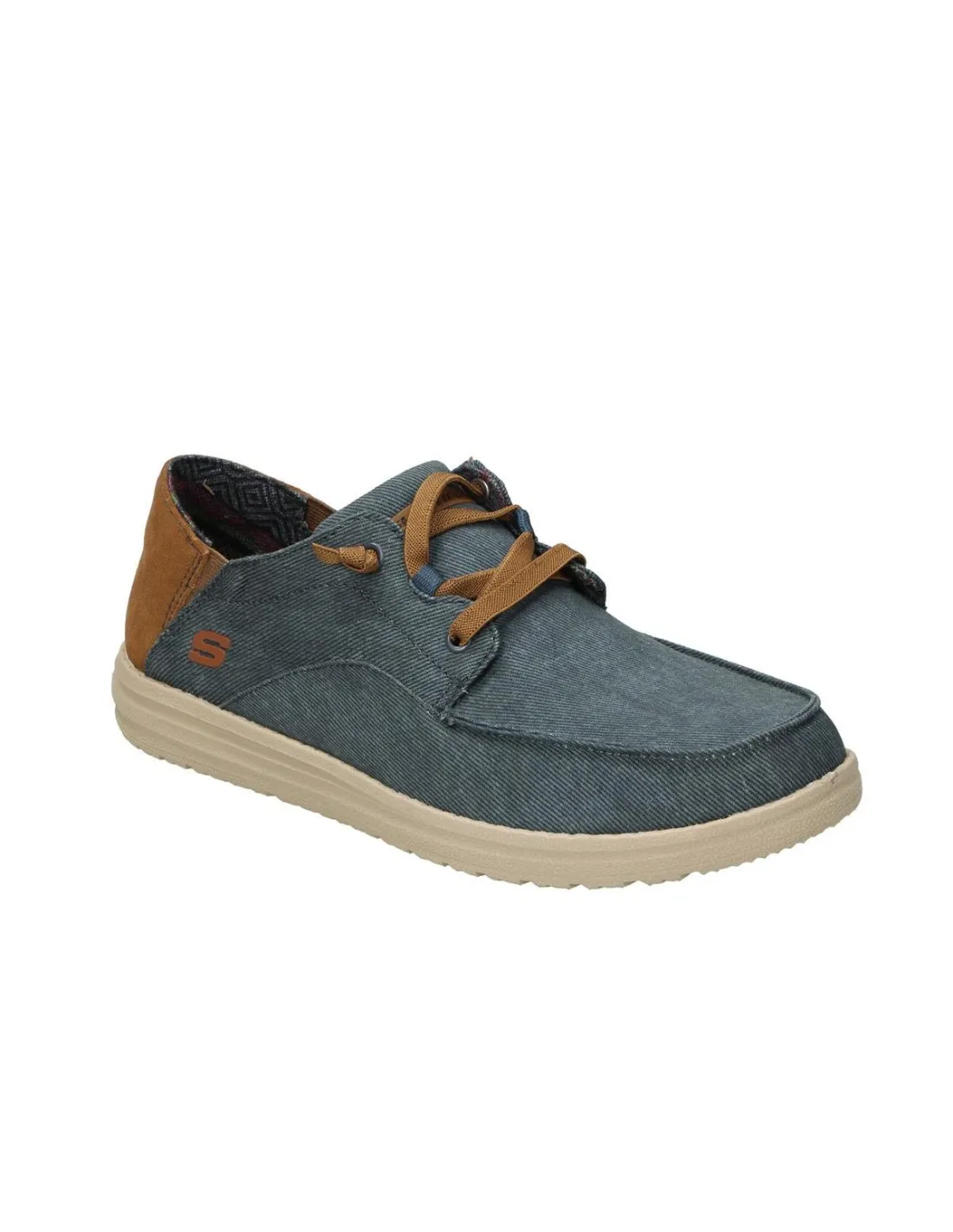ZAPATILLA CASUAL HOMBRE SKECHERS 210116 AZUL MARINO