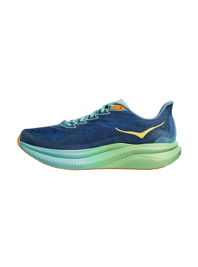 Zapatilla Hombre Hoka Mach 6 Azul/Verde