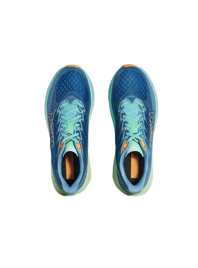 Zapatilla Hombre Hoka Mach 6 Azul/Verde