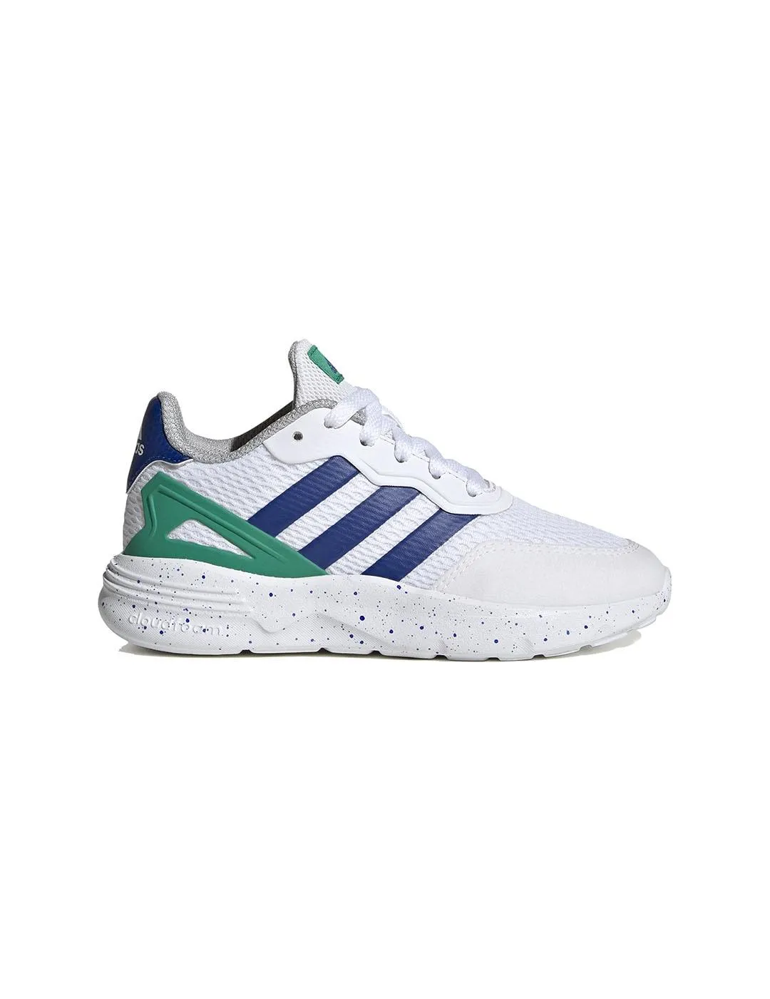 Zapatilla Junior adidas Nebzed Blanca azul Verde