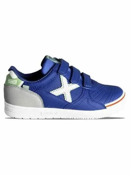 Zapatilla Munich G3 Oteros Azul/Verde Jr